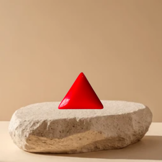 5 Ratti Triangular Red Coral