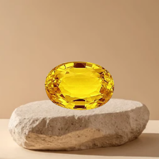 8 Ratti Yellow Sapphire (Pukhraj)