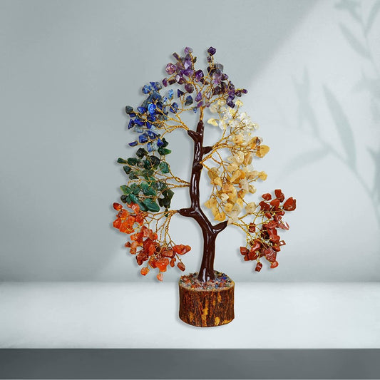 Seven Chakra Crystal Tree