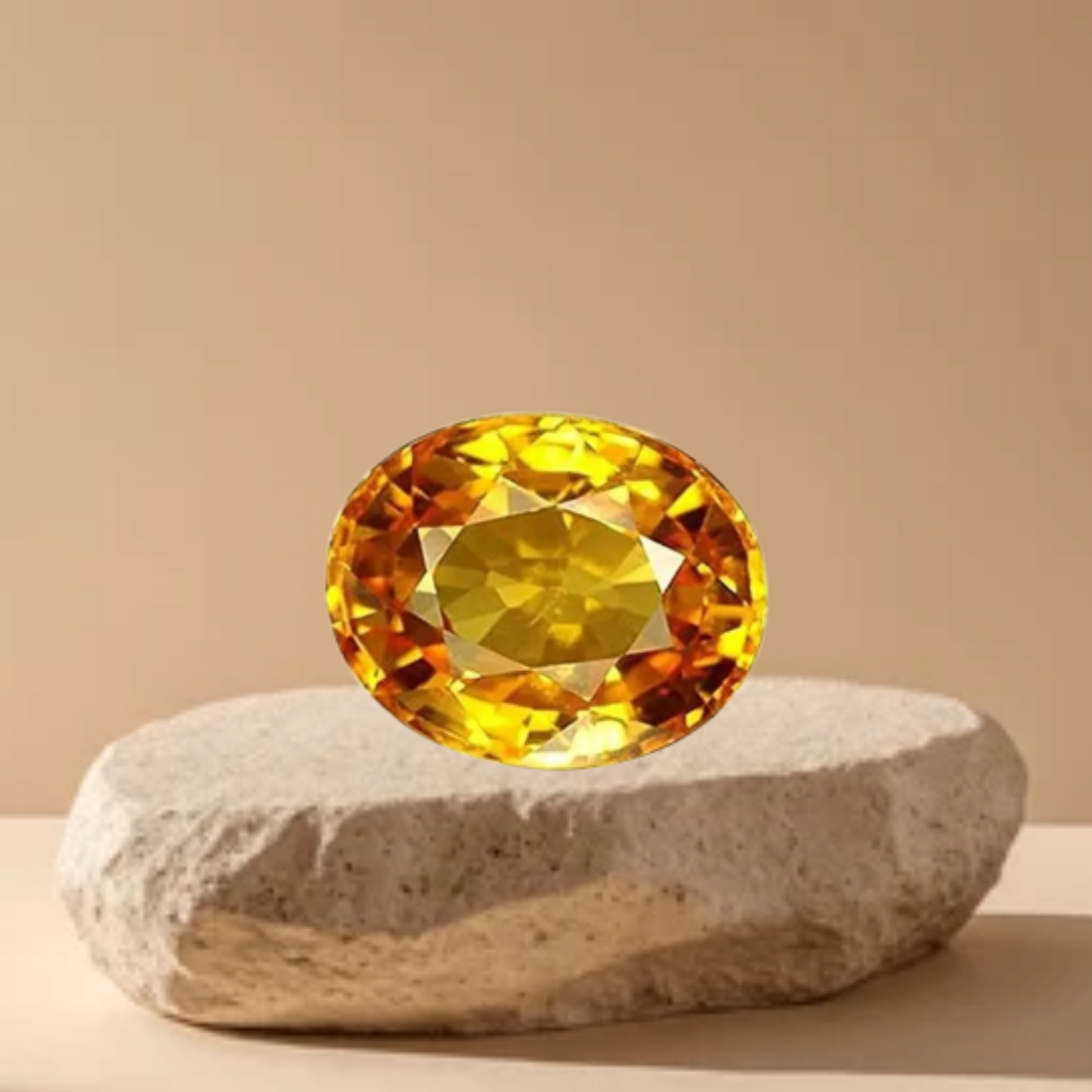 6.5 Ratti Yellow Sapphire (Pukhraj)